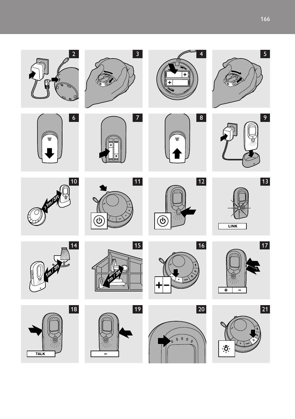 Philips AVENT Vigilabebés DECT User Manual | Page 166 / 168