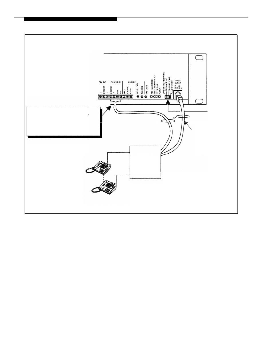 Connection to, Amplicenter | AT&T PagePac Plus AmpliCenter User Manual | Page 32 / 48