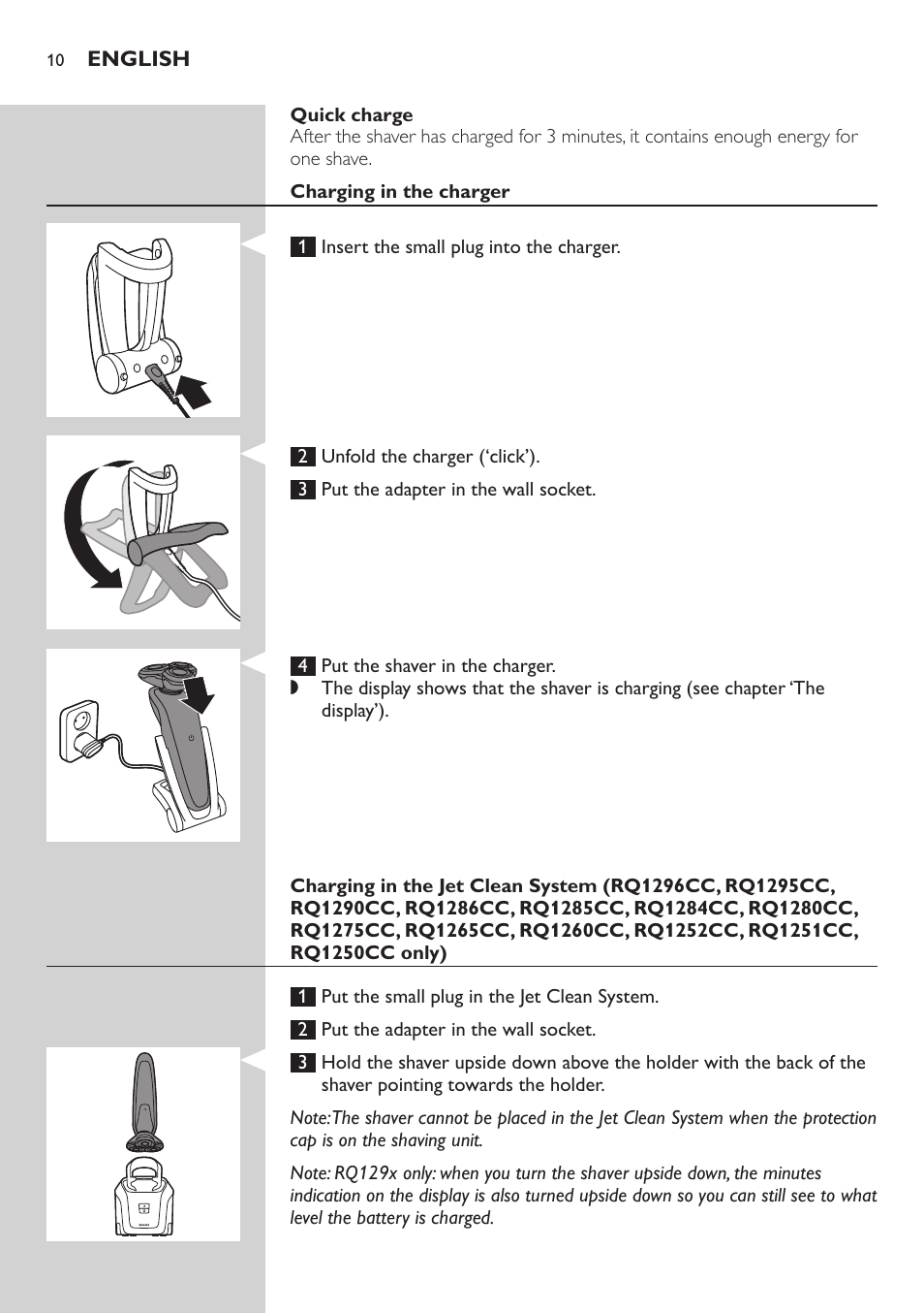 Philips SHAVER Series 9000 SensoTouch afeitadora eléctrica en húmedo y seco User Manual | Page 10 / 320