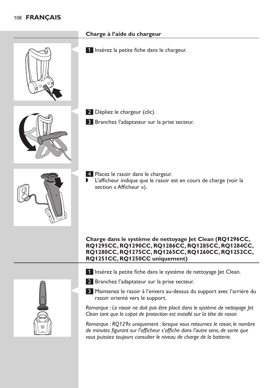 Philips SHAVER Series 9000 SensoTouch afeitadora eléctrica en húmedo y seco User Manual | Page 108 / 320