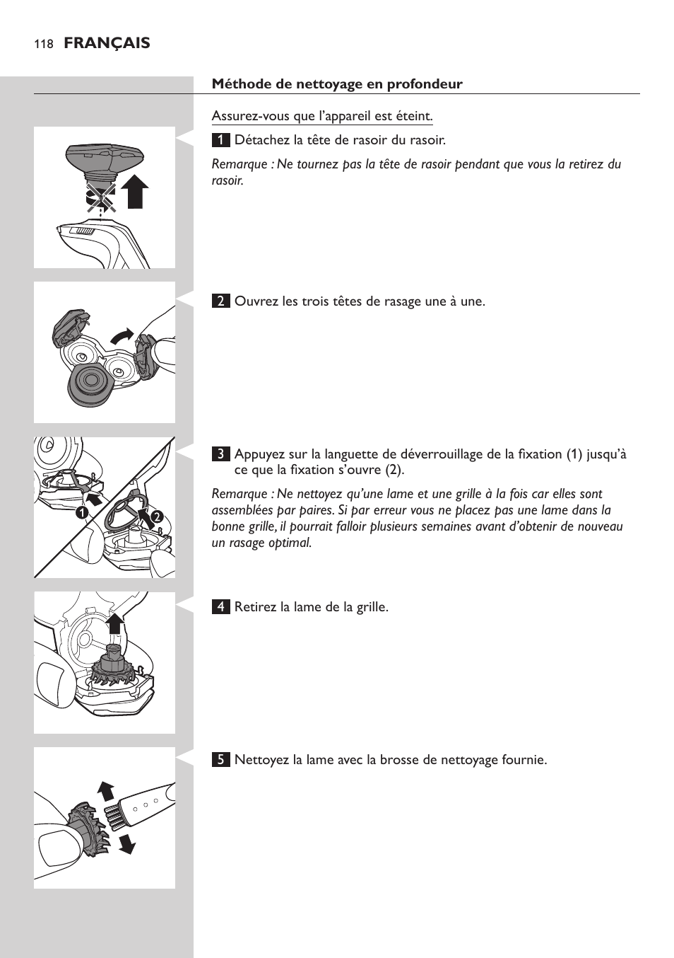 Philips SHAVER Series 9000 SensoTouch afeitadora eléctrica en húmedo y seco User Manual | Page 118 / 320