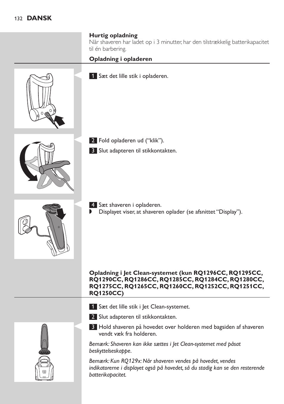 Philips SHAVER Series 9000 SensoTouch afeitadora eléctrica en húmedo y seco User Manual | Page 132 / 320