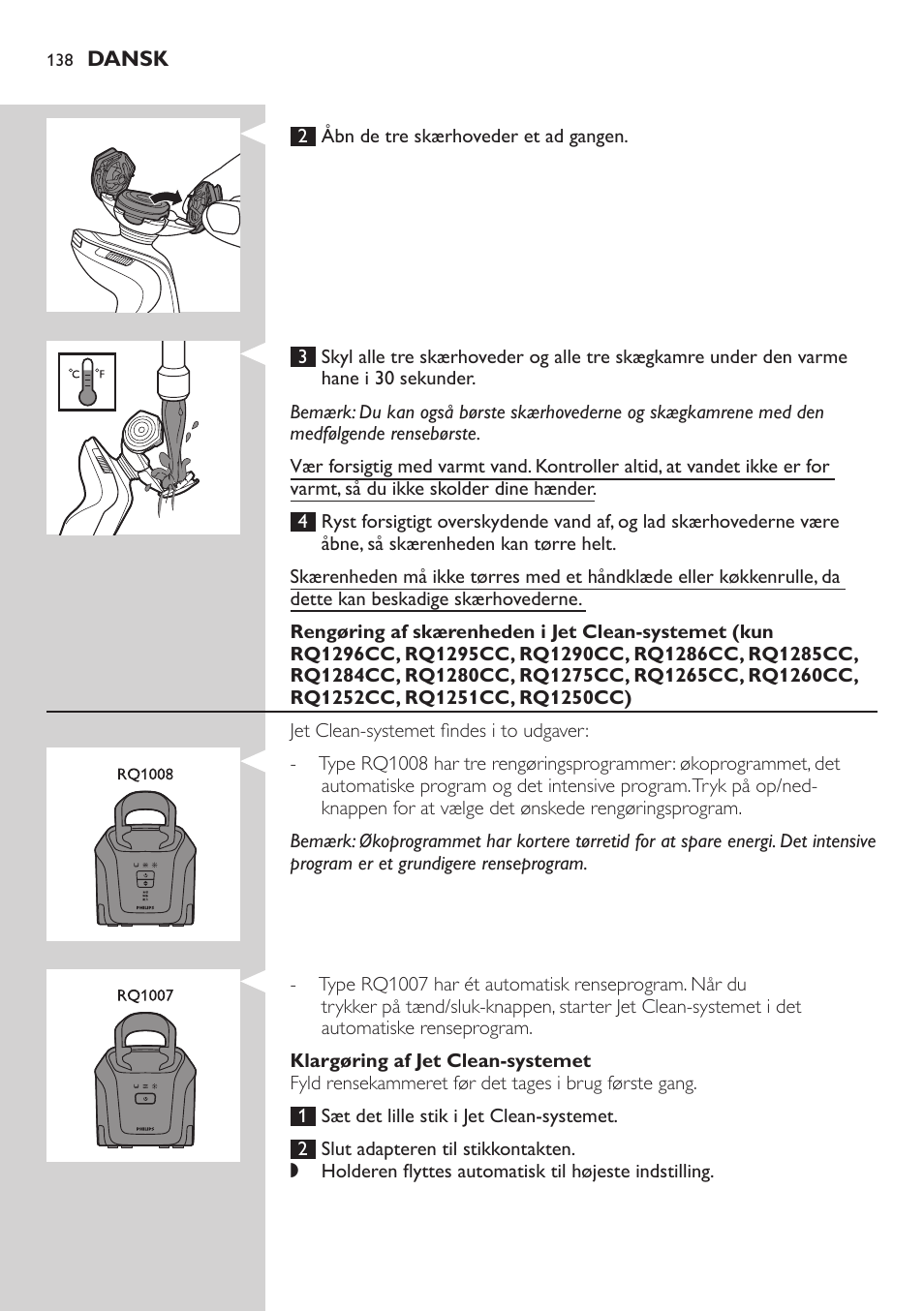 Philips SHAVER Series 9000 SensoTouch afeitadora eléctrica en húmedo y seco User Manual | Page 138 / 320