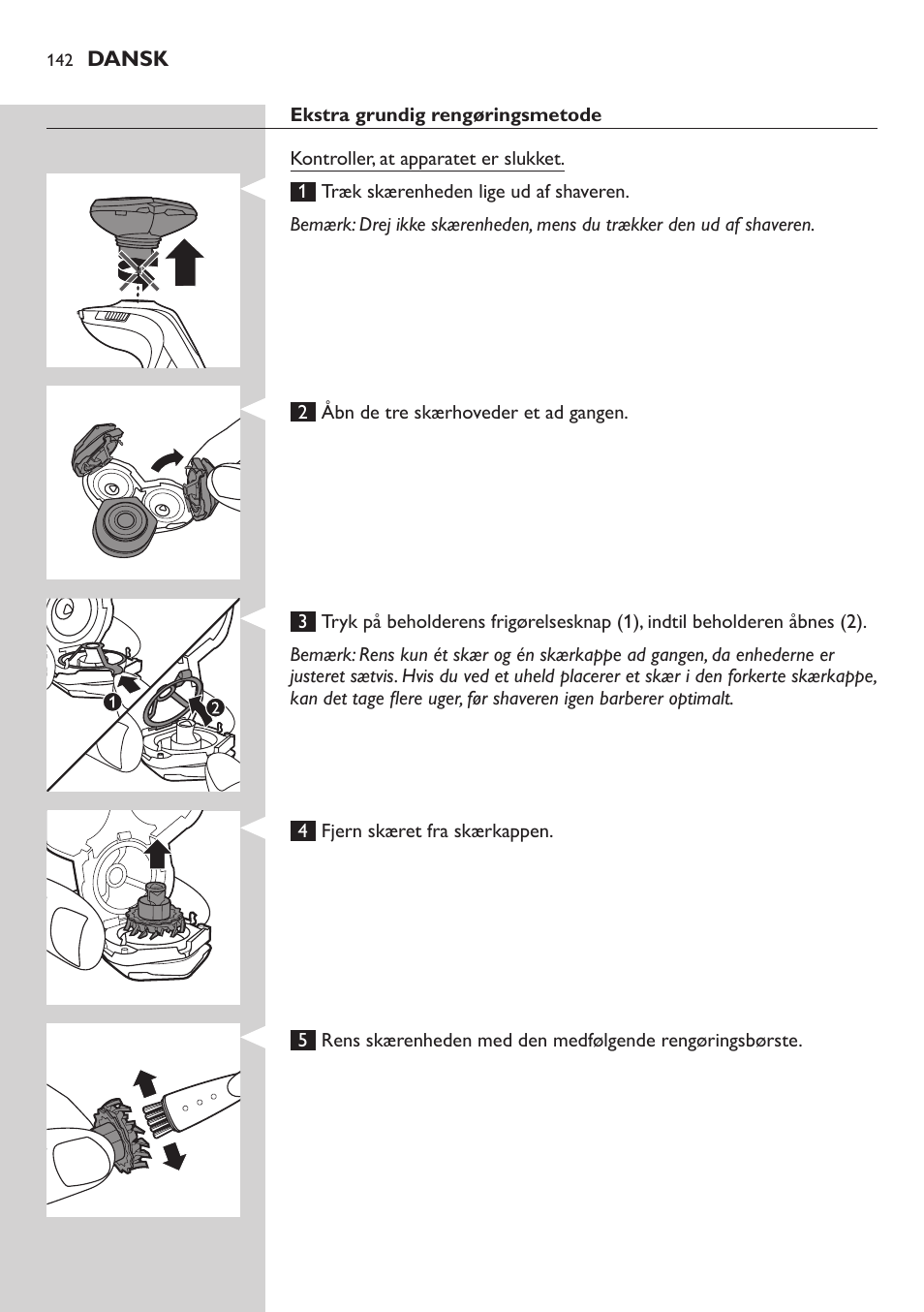 Philips SHAVER Series 9000 SensoTouch afeitadora eléctrica en húmedo y seco User Manual | Page 142 / 320