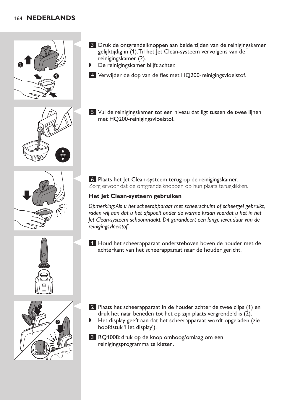 Philips SHAVER Series 9000 SensoTouch afeitadora eléctrica en húmedo y seco User Manual | Page 164 / 320