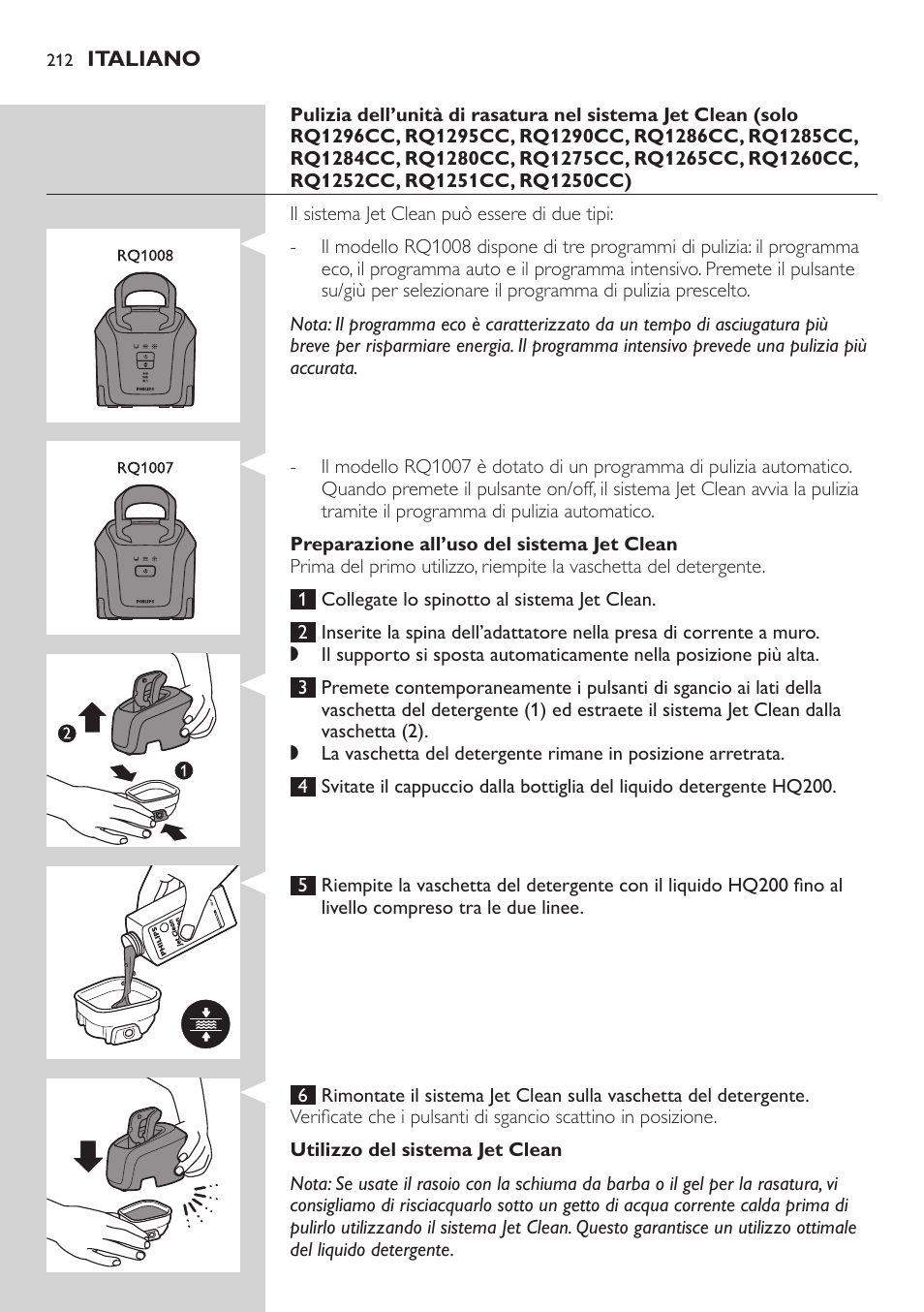 Philips SHAVER Series 9000 SensoTouch afeitadora eléctrica en húmedo y seco User Manual | Page 212 / 320