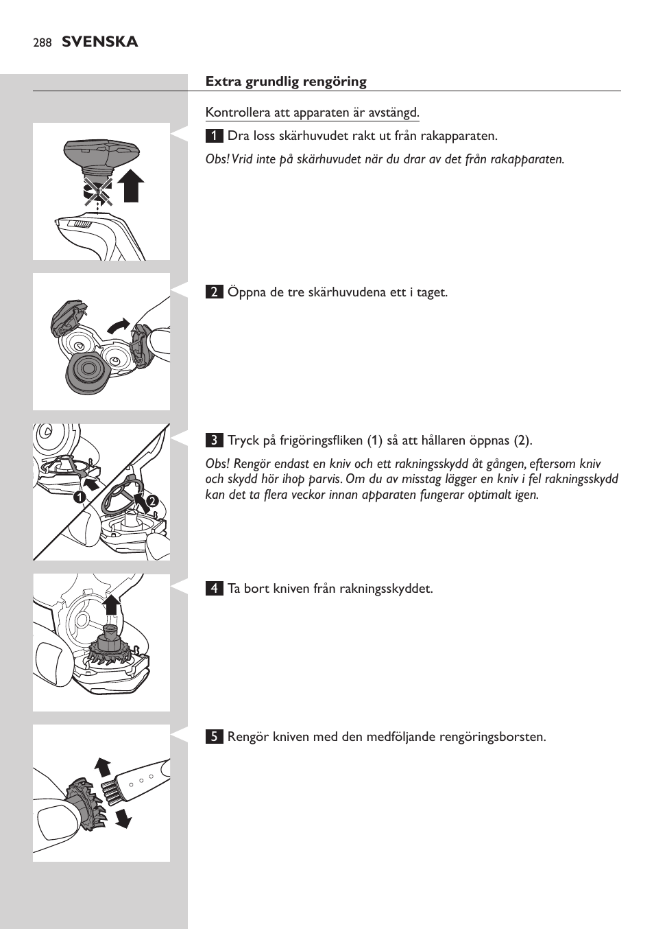 Philips SHAVER Series 9000 SensoTouch afeitadora eléctrica en húmedo y seco User Manual | Page 288 / 320