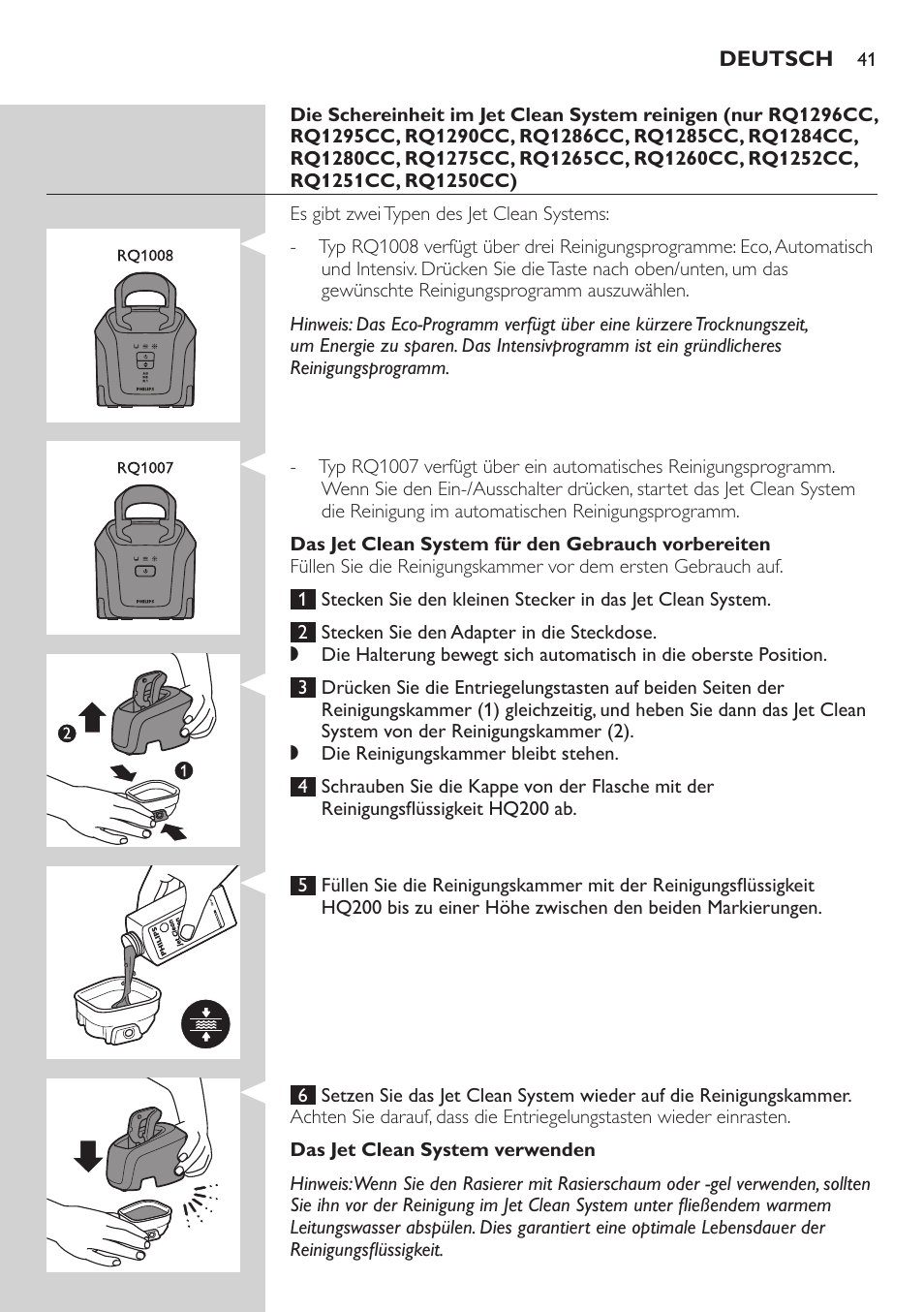 Philips SHAVER Series 9000 SensoTouch afeitadora eléctrica en húmedo y seco User Manual | Page 41 / 320