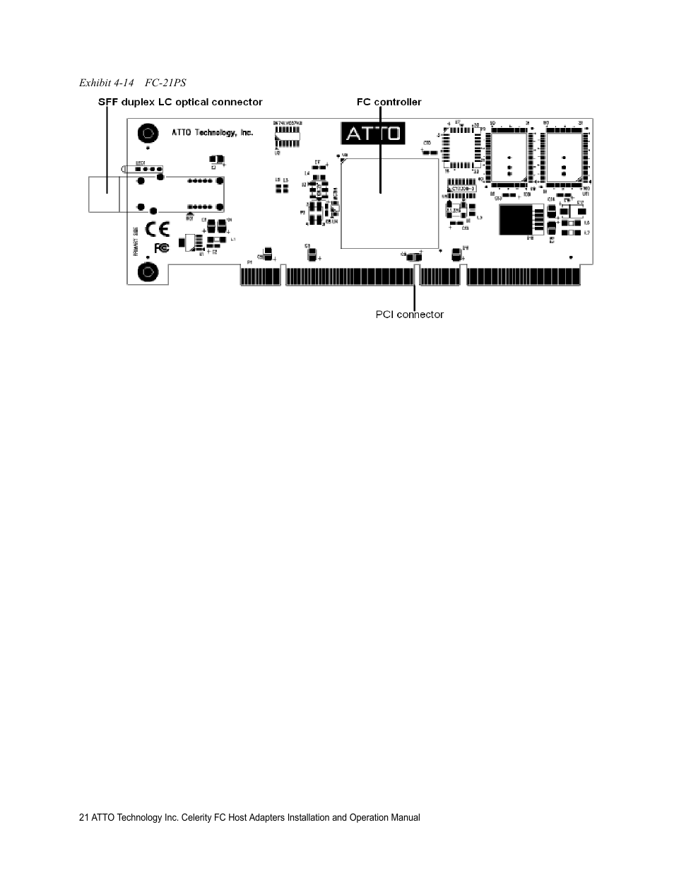 Exhibit 4-14 fc-21ps | ATTO Technology FC-44ES  EN User Manual | Page 24 / 34