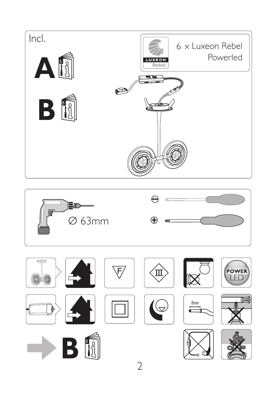 Philips Ledino Foco empotrable User Manual | Page 2 / 25