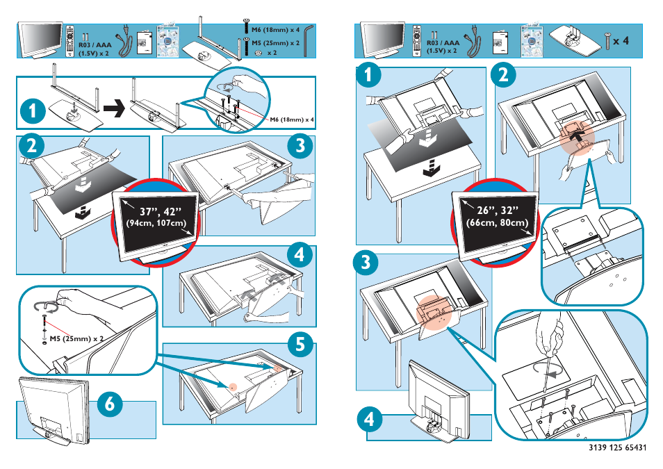 Philips Flat TV panorámico User Manual | 2 pages