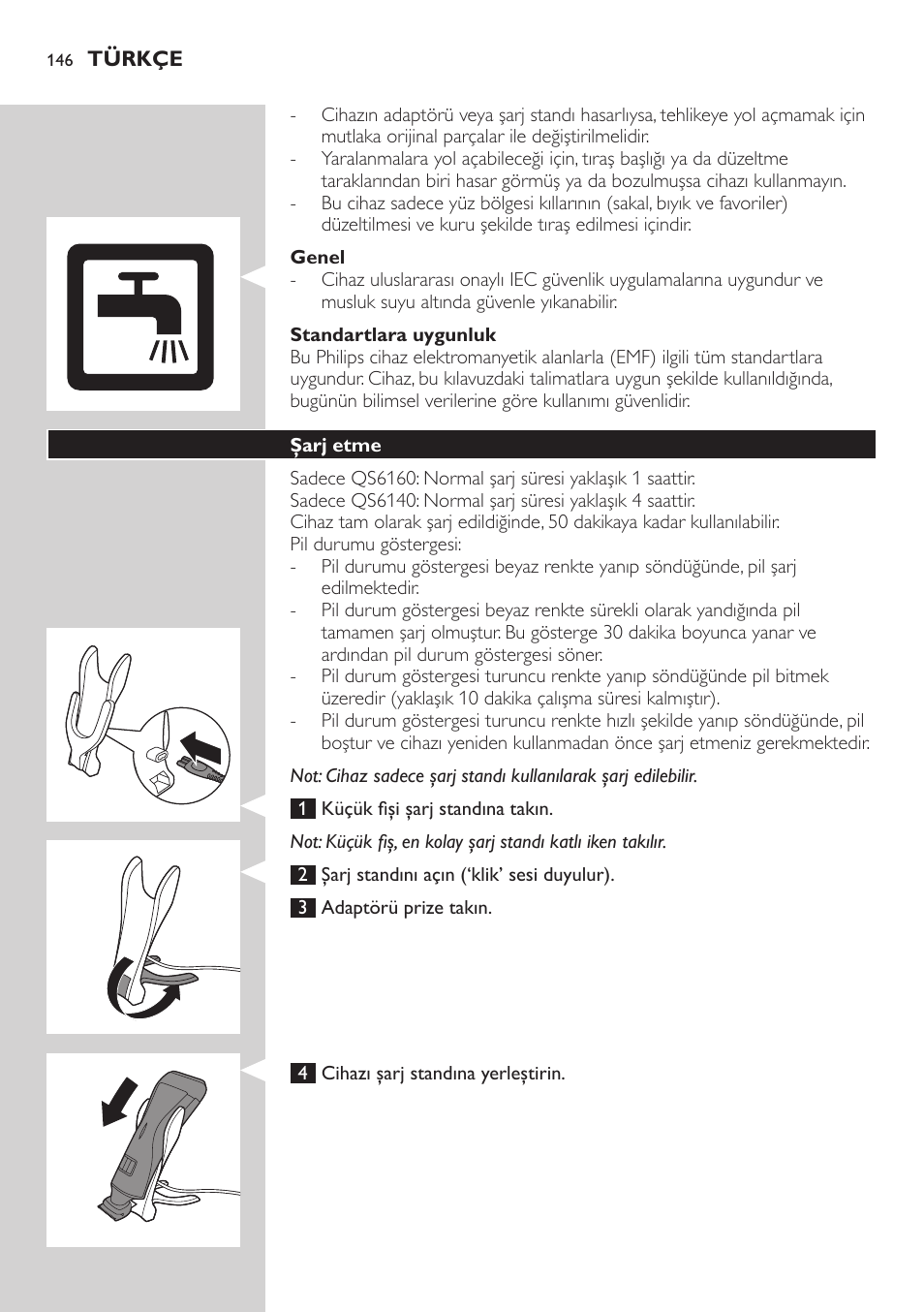Philips StyleShaver Perfilador y afeitadora resistente al agua User Manual | Page 146 / 158