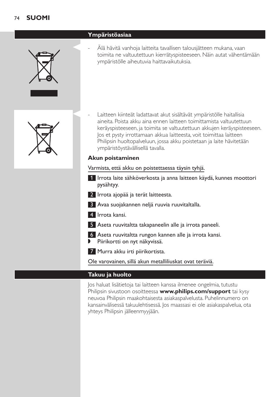 Philips StyleShaver Perfilador y afeitadora resistente al agua User Manual | Page 74 / 158