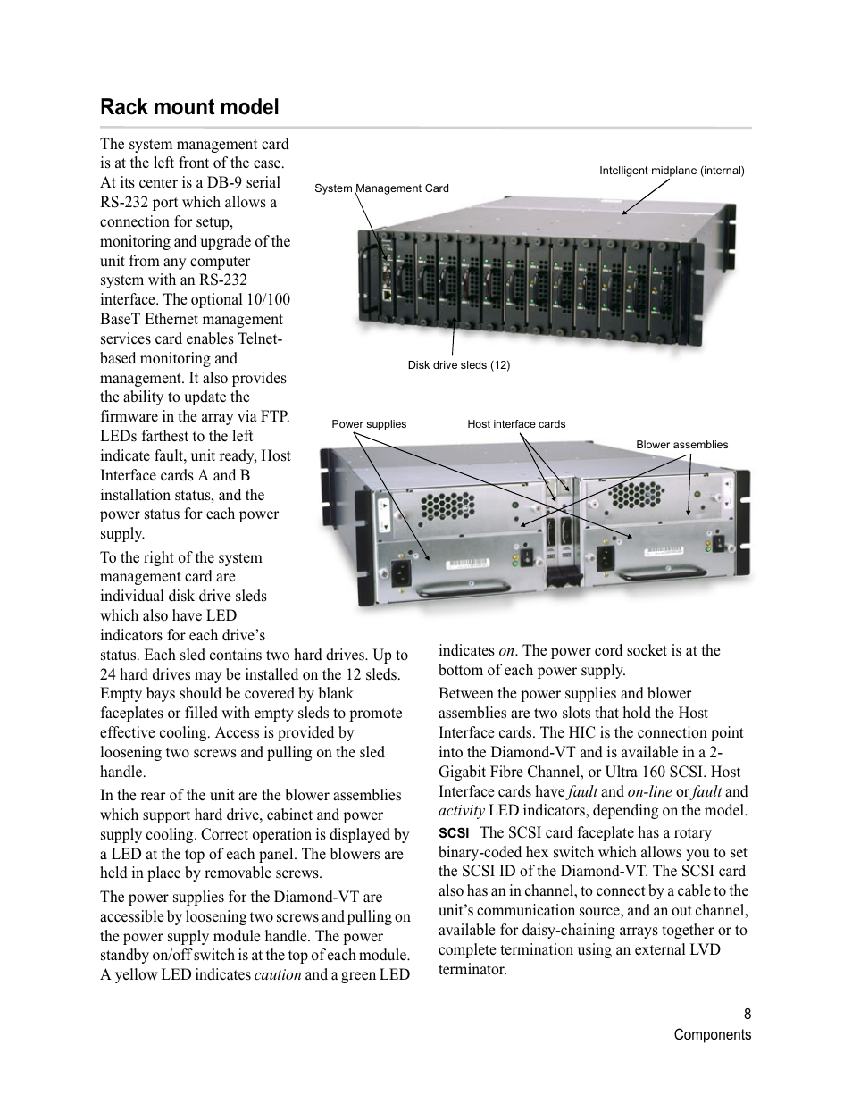 Rack mount model | ATTO Technology Diamond Storage Array VT-Class User Manual | Page 19 / 96