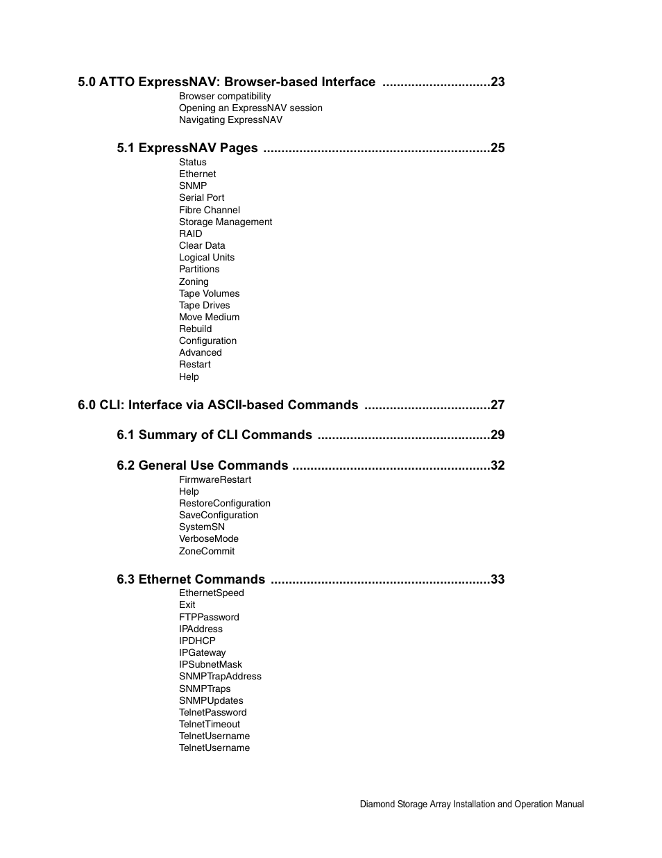 ATTO Technology Diamond Storage Array VT-Class User Manual | Page 5 / 96