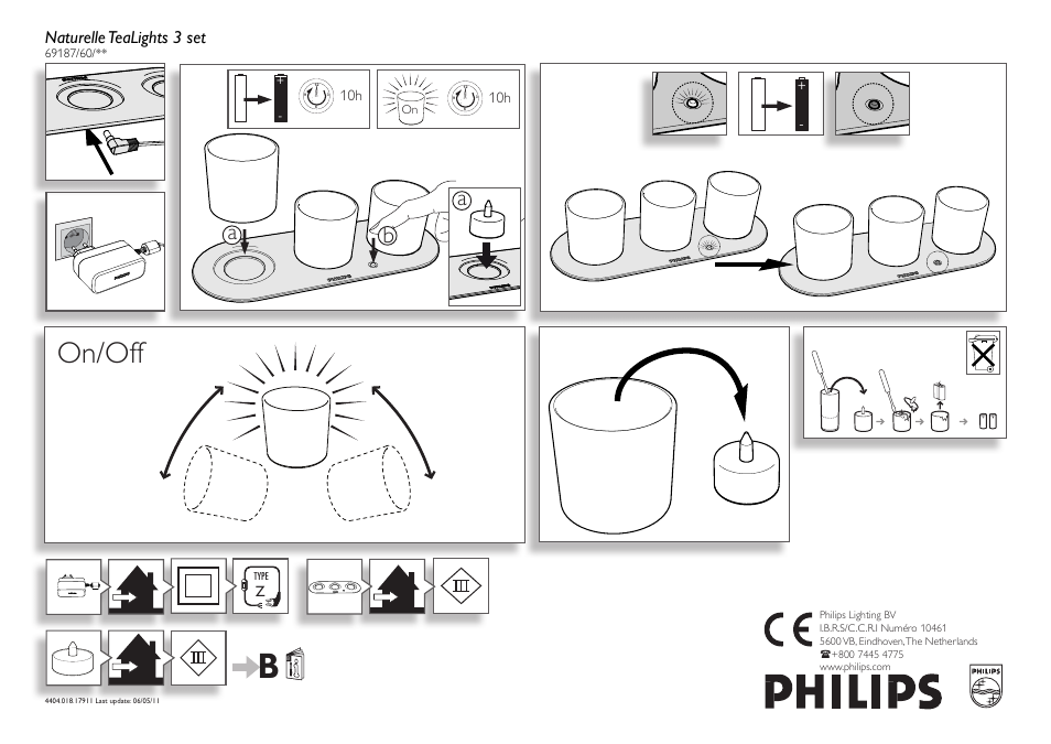 Philips Lámpara de mesa User Manual | 1 page