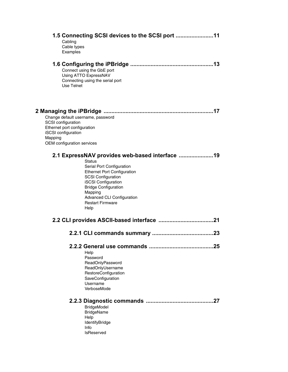 ATTO Technology 1500D/E User Manual | Page 5 / 62