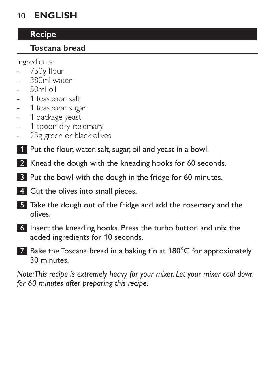 Philips Daily Collection Amasadora de mano User Manual | Page 10 / 126