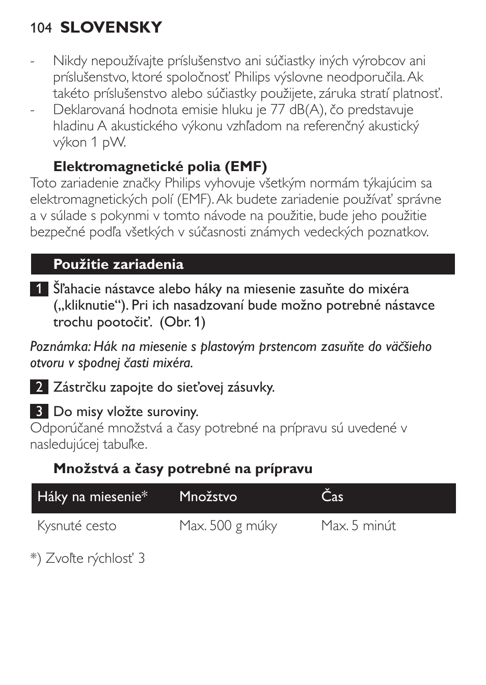 Philips Daily Collection Amasadora de mano User Manual | Page 104 / 126