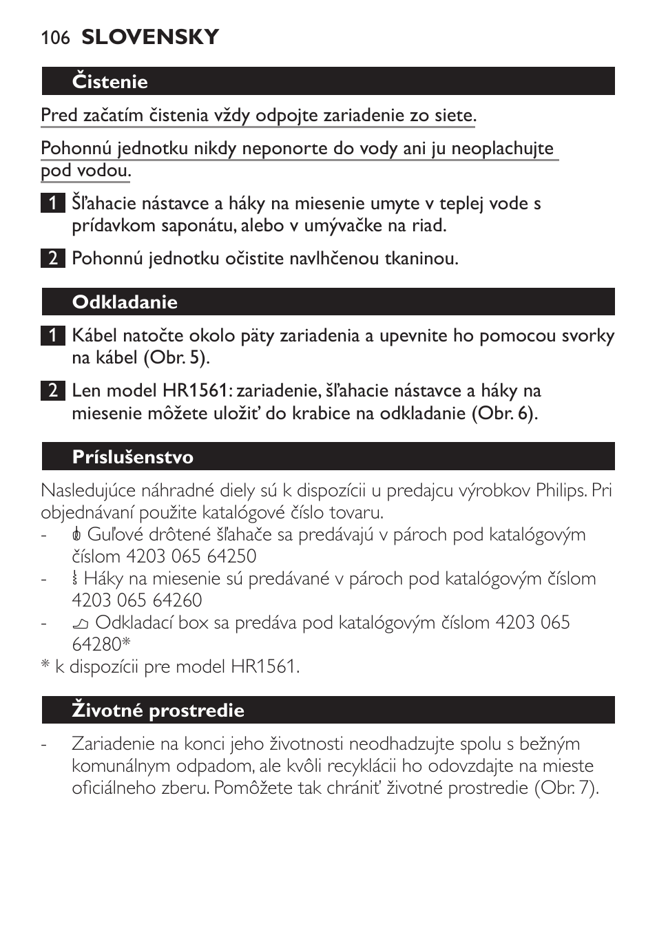 Philips Daily Collection Amasadora de mano User Manual | Page 106 / 126