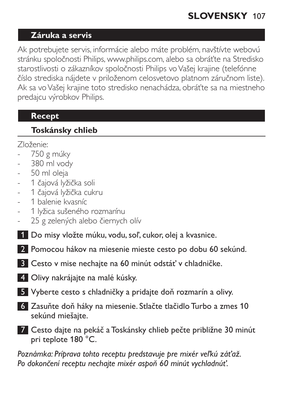Philips Daily Collection Amasadora de mano User Manual | Page 107 / 126