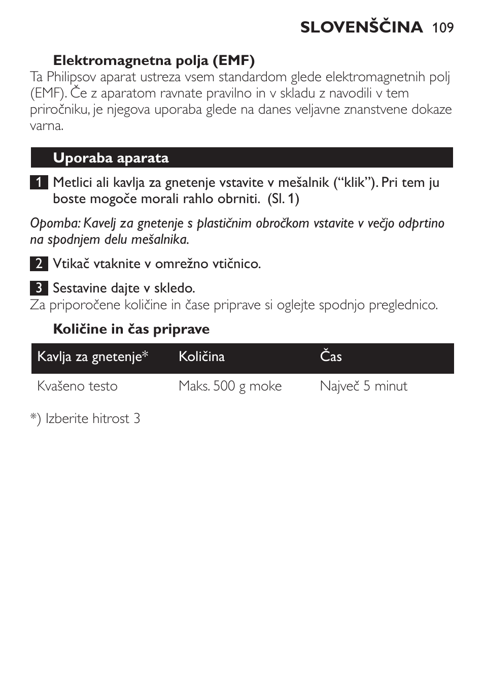 Philips Daily Collection Amasadora de mano User Manual | Page 109 / 126