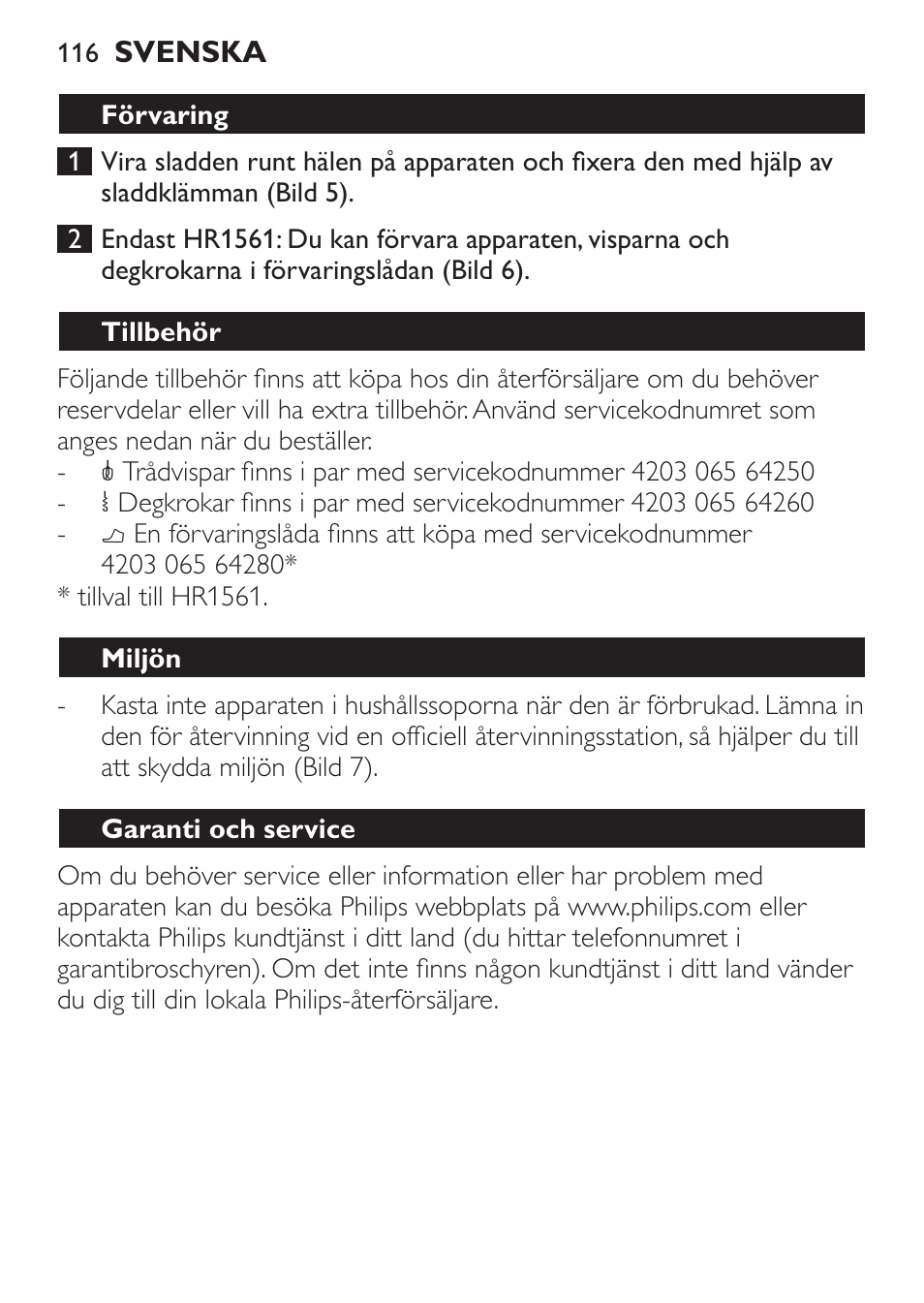 Philips Daily Collection Amasadora de mano User Manual | Page 116 / 126