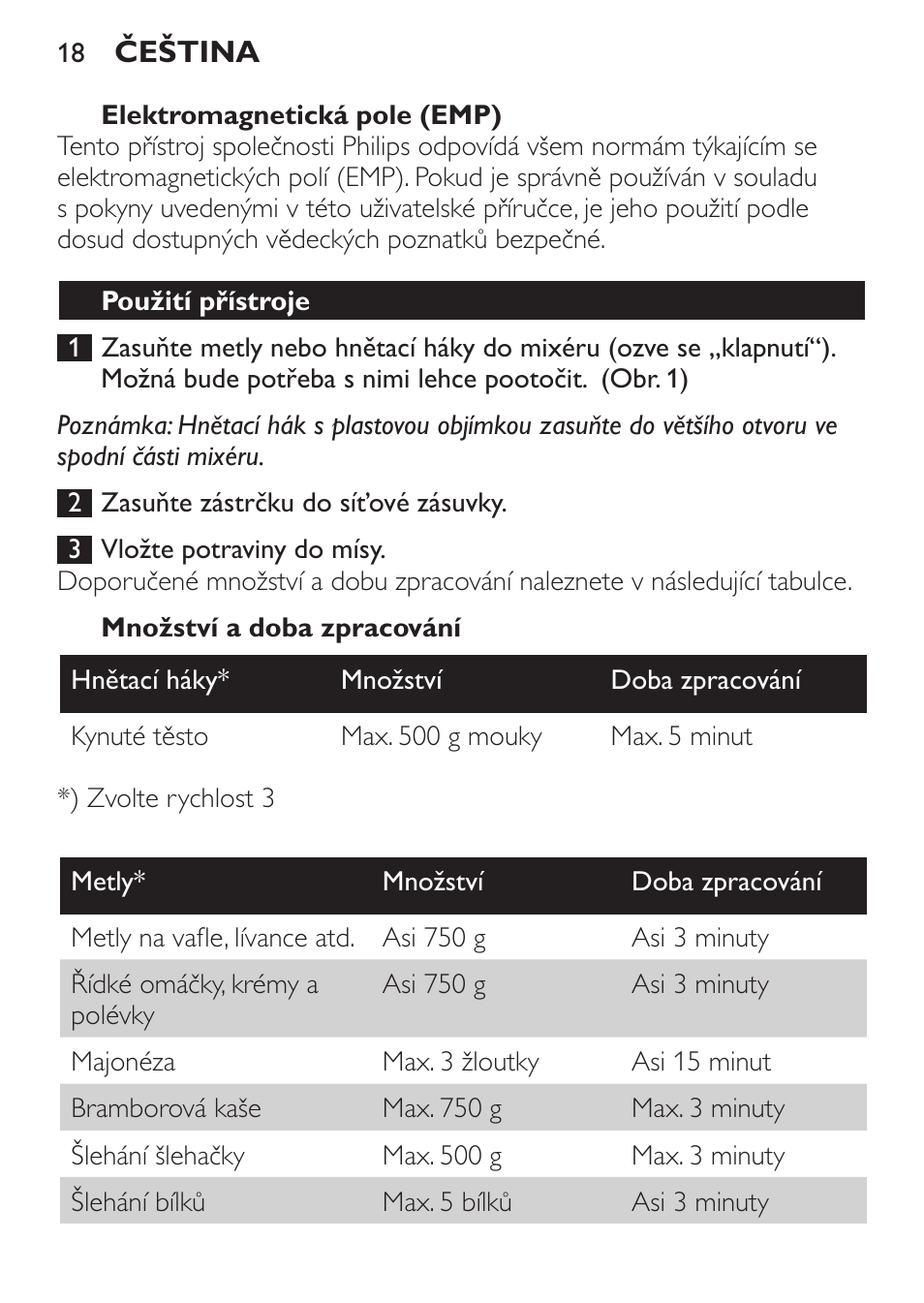 Philips Daily Collection Amasadora de mano User Manual | Page 18 / 126