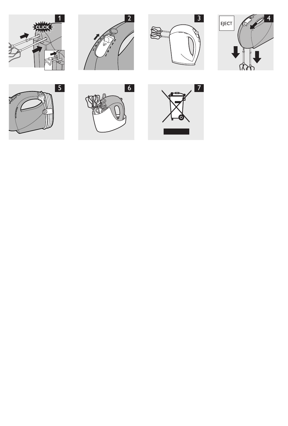 Philips Daily Collection Amasadora de mano User Manual | Page 3 / 126