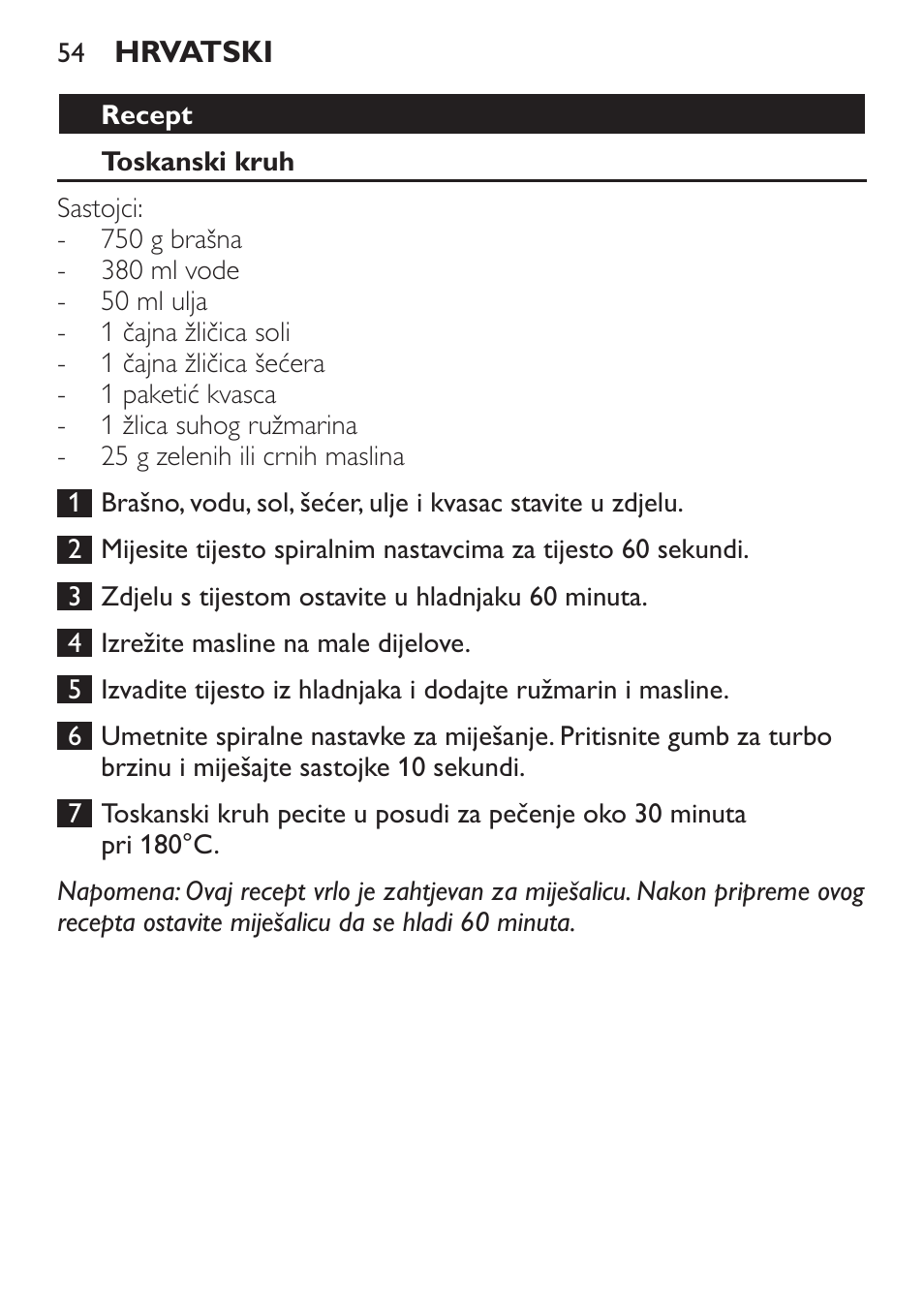 Philips Daily Collection Amasadora de mano User Manual | Page 54 / 126