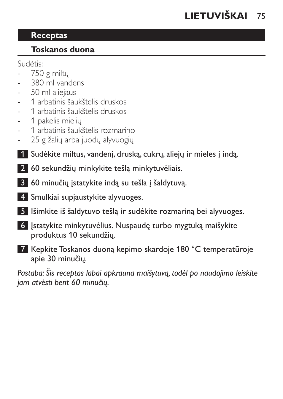 Philips Daily Collection Amasadora de mano User Manual | Page 75 / 126