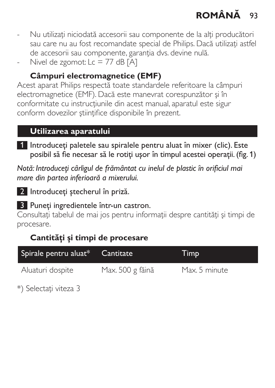 Philips Daily Collection Amasadora de mano User Manual | Page 93 / 126