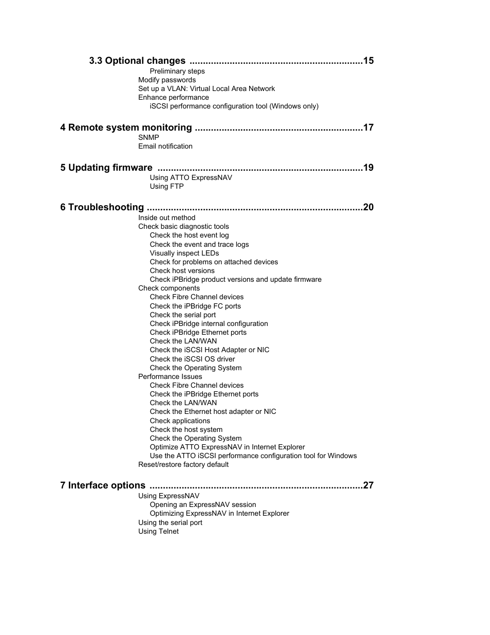 ATTO Technology 2700C User Manual | Page 4 / 50