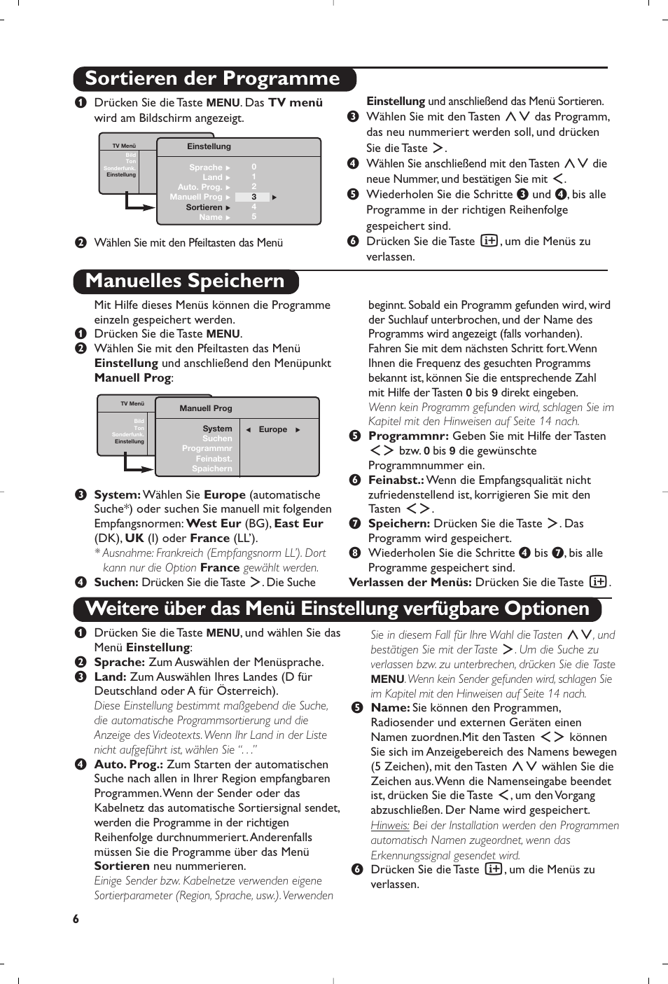 Philips Flat TV User Manual | Page 36 / 172