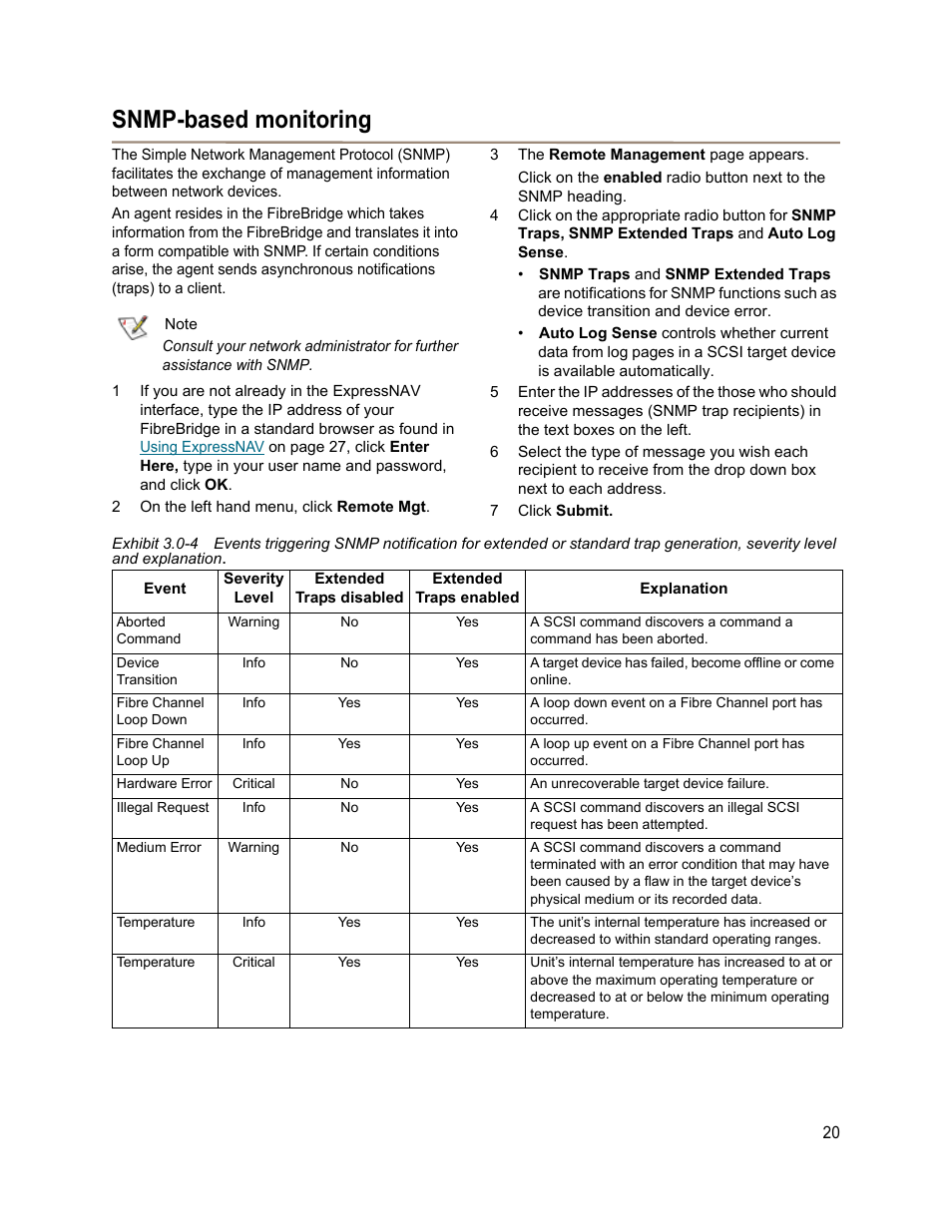 Snmp-based monitoring | ATTO Technology 2400C/R/D User Manual | Page 25 / 50