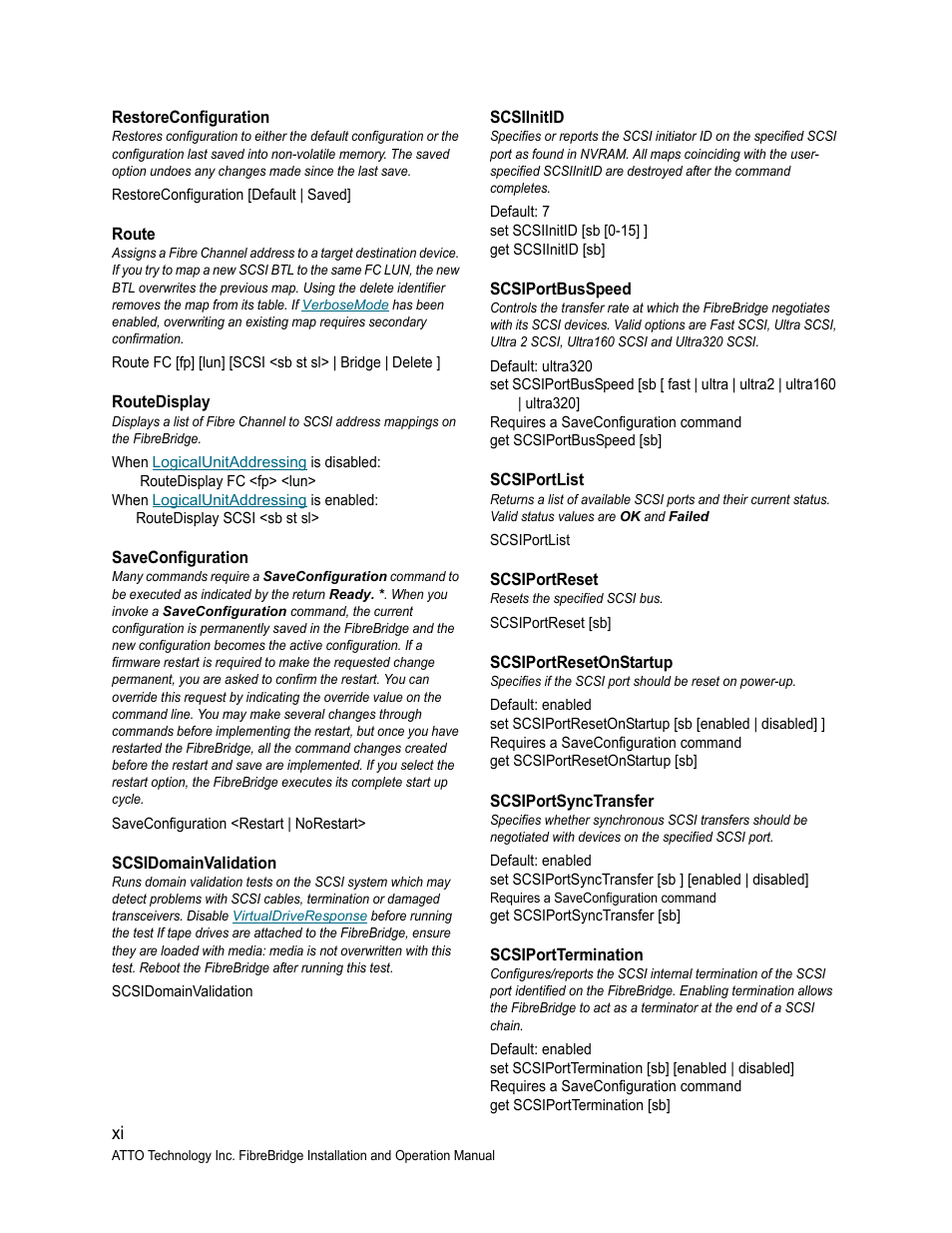 Route | ATTO Technology 2400C/R/D User Manual | Page 44 / 50