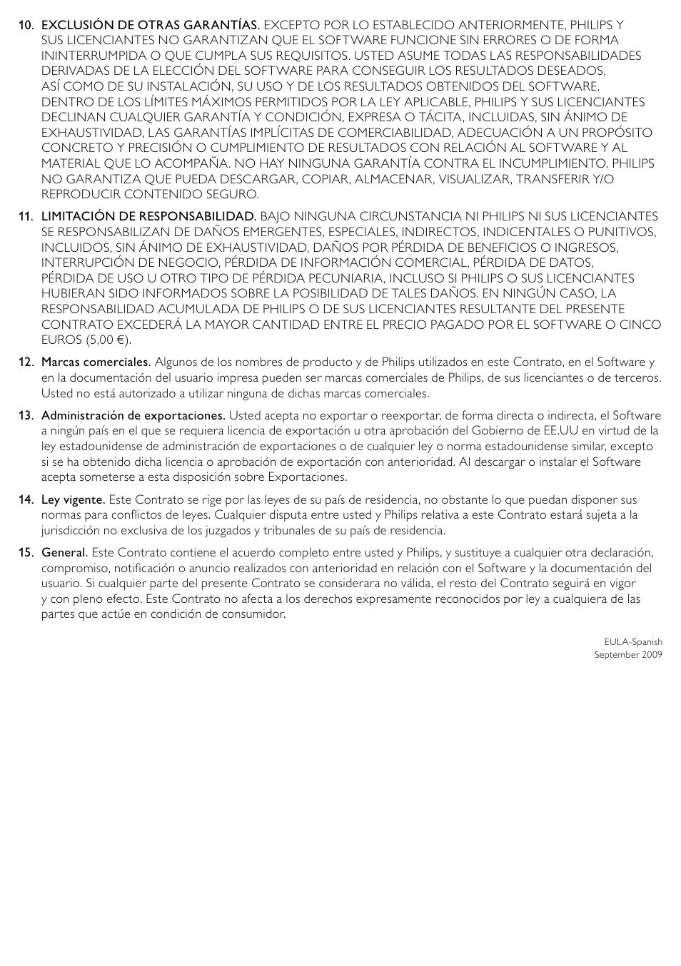 Philips 5000 series Reproductor de Blu-ray Disc User Manual | Page 52 / 53