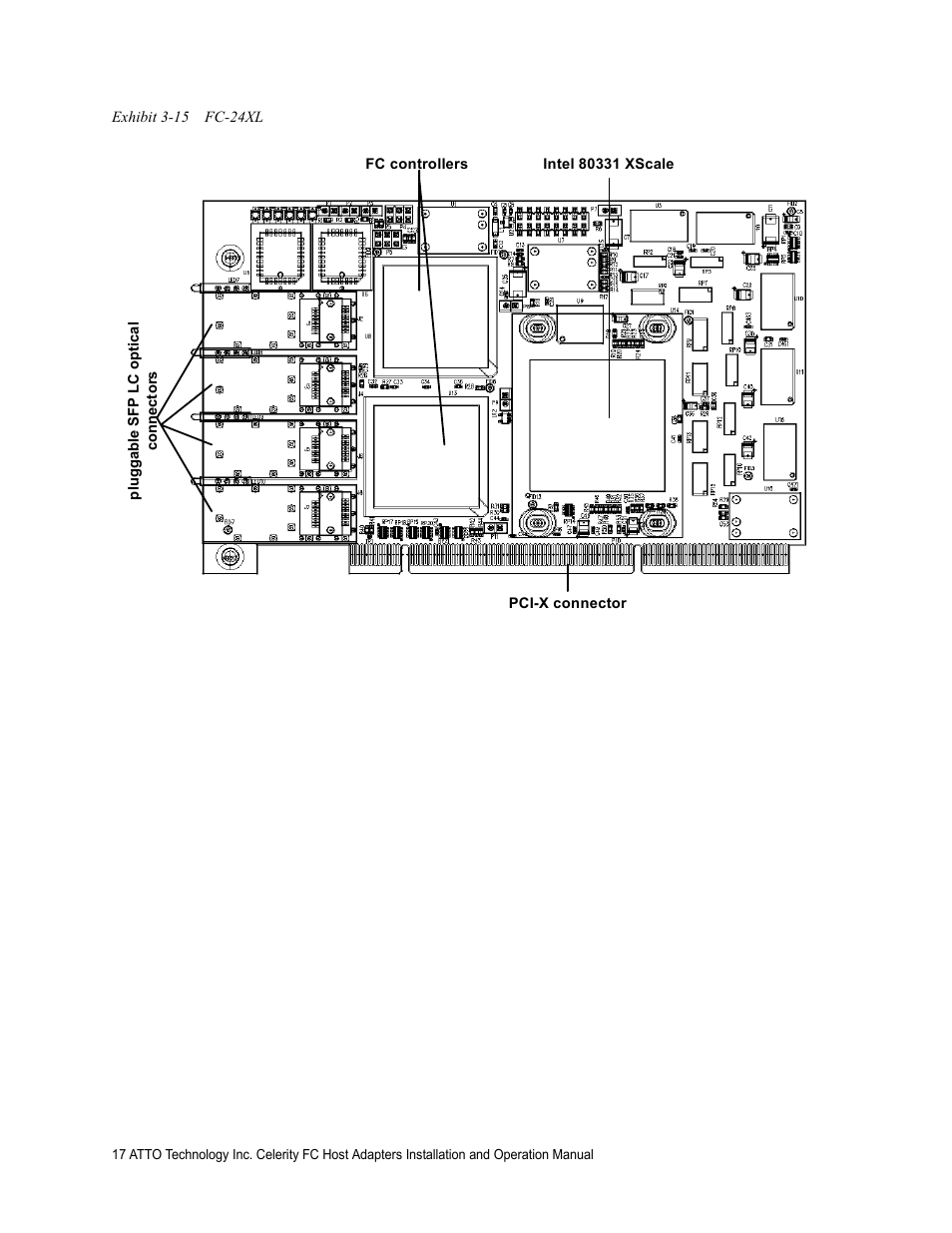 Exhibit 3-15 fc-24xl | ATTO Technology Celerity FC host adapters FC-44ES 4-Gb User Manual | Page 22 / 35