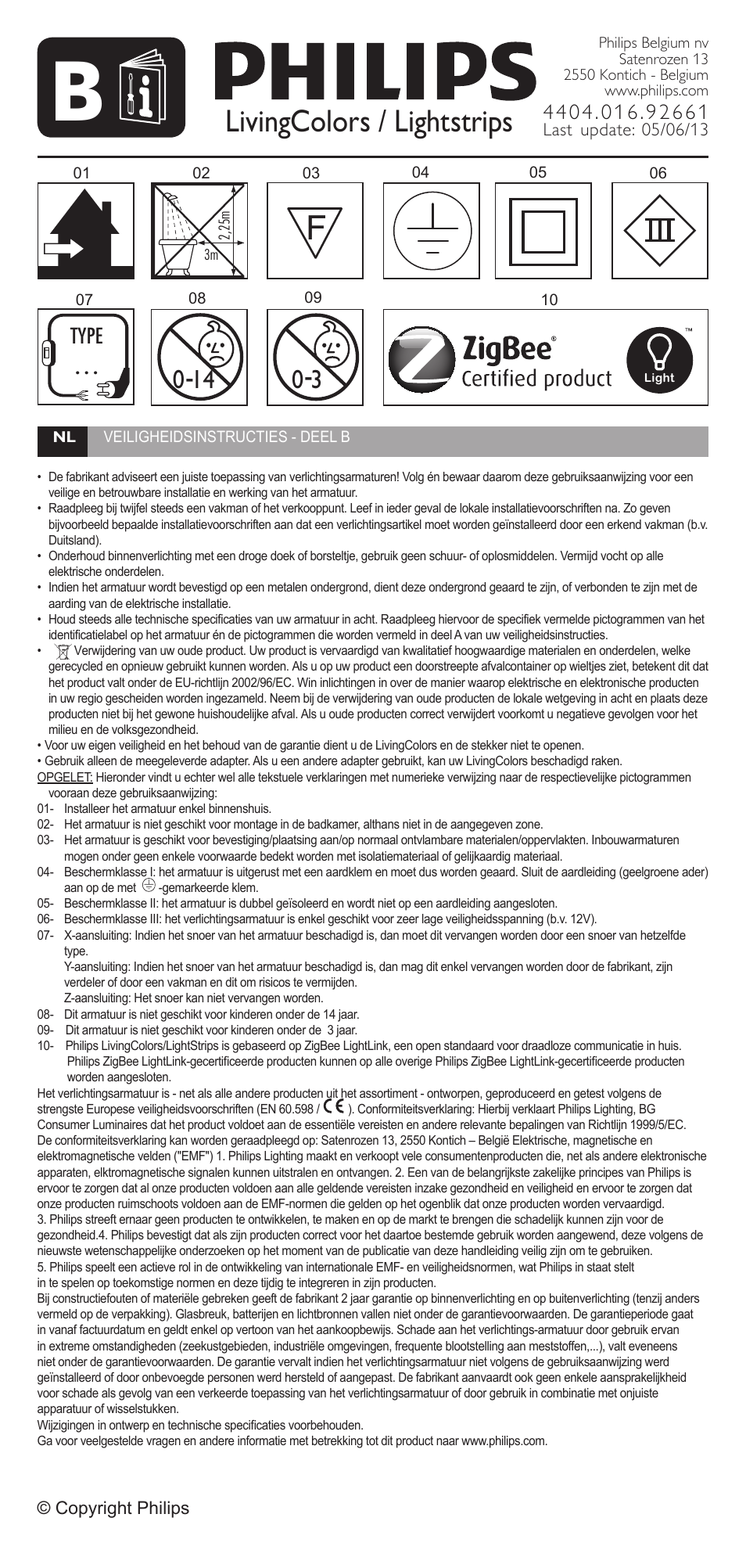 Philips hue Personal Wireless Lighting Luz indirecta User Manual | 20 pages