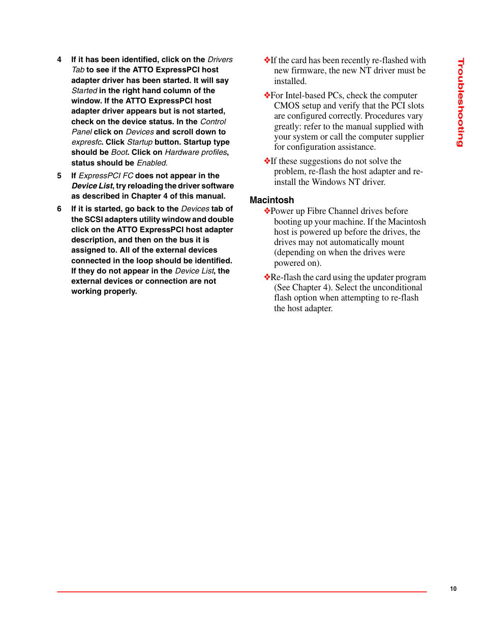 Macintosh | ATTO Technology FCSW User Manual | Page 13 / 17