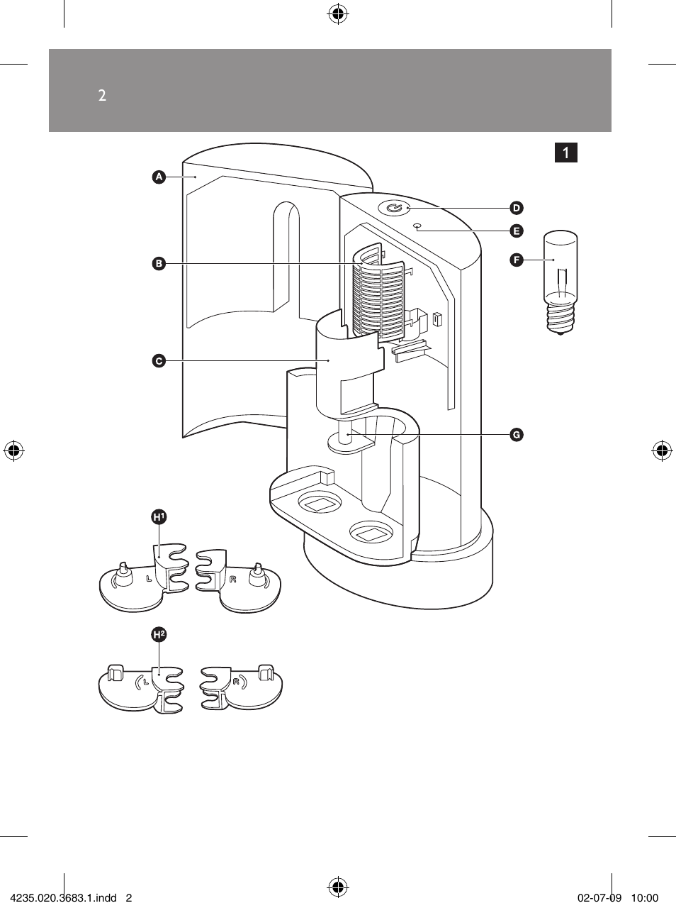 Philips Sonicare Higienizador por rayos UV User Manual | Page 2 / 96