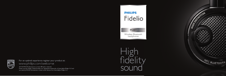 Philips Fidelio Auriculares inalámbricos Bluetooth User Manual | 12 pages