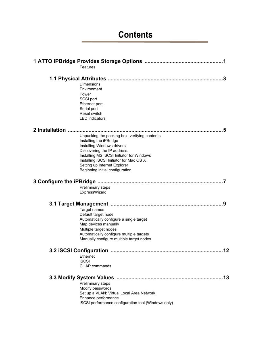 ATTO Technology 1550D User Manual | Page 3 / 43