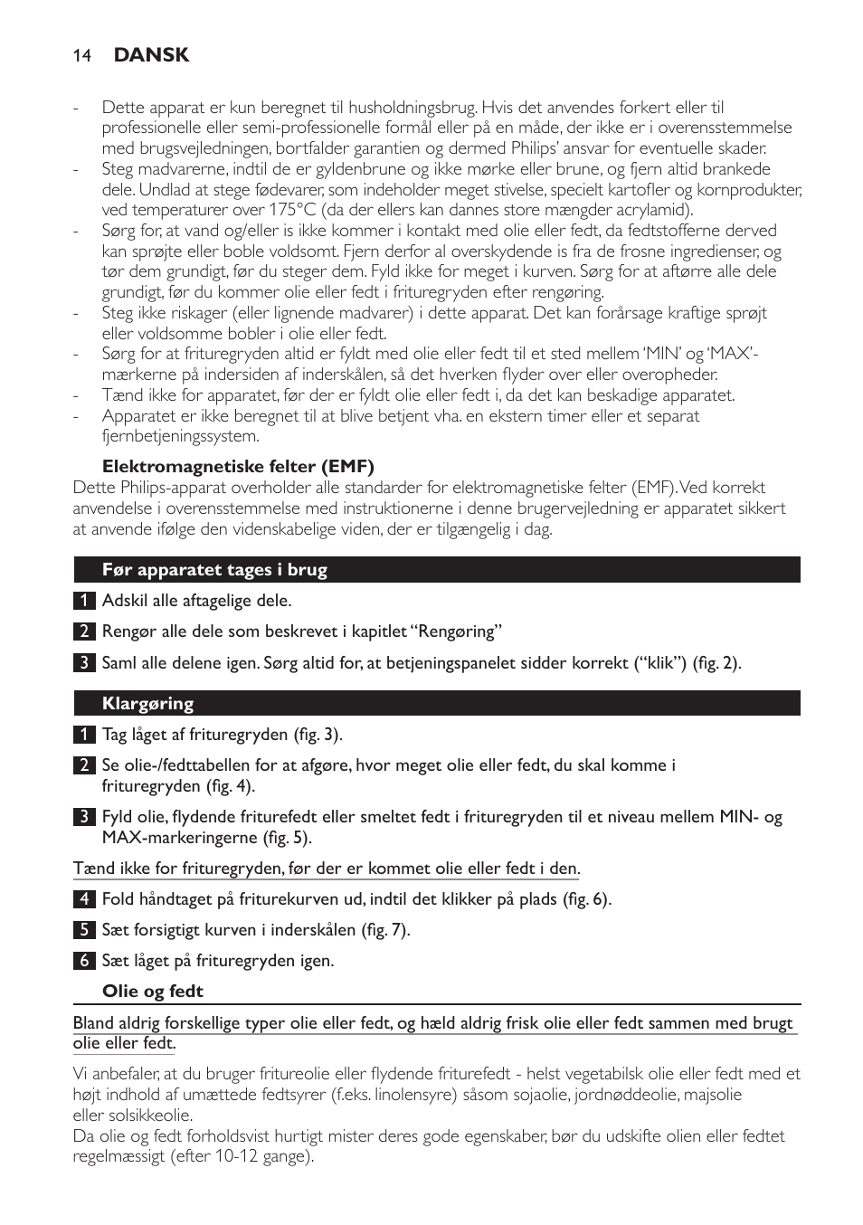 Philips Freidora User Manual | Page 14 / 104