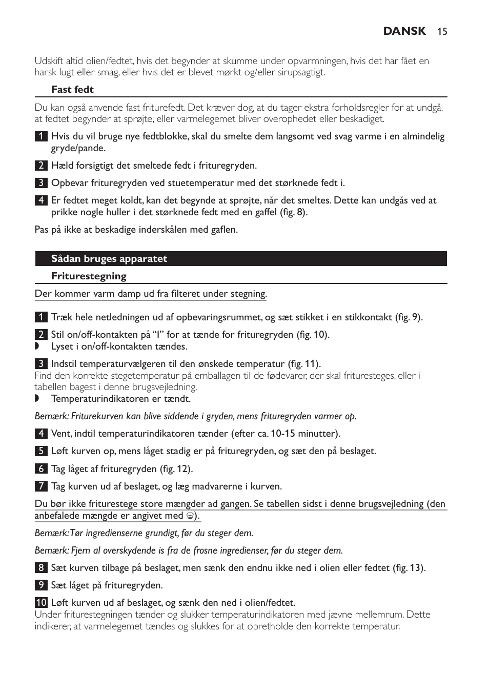 Philips Freidora User Manual | Page 15 / 104