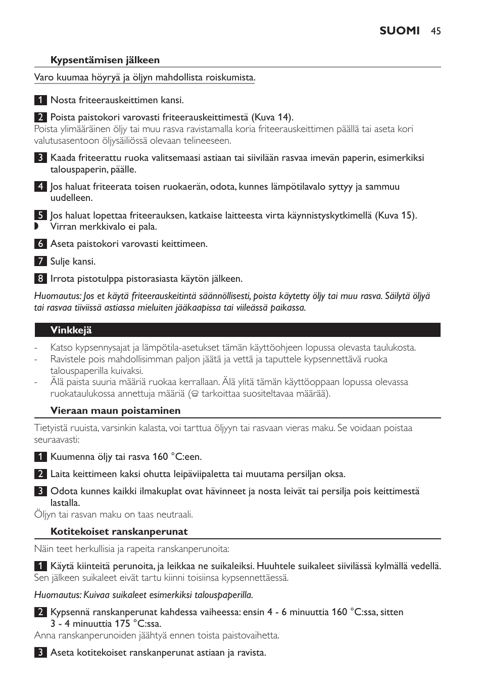 Philips Freidora User Manual | Page 45 / 104