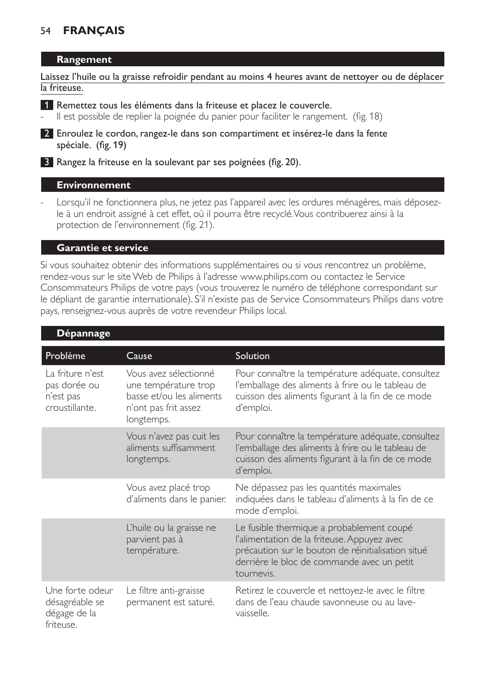 Philips Freidora User Manual | Page 54 / 104