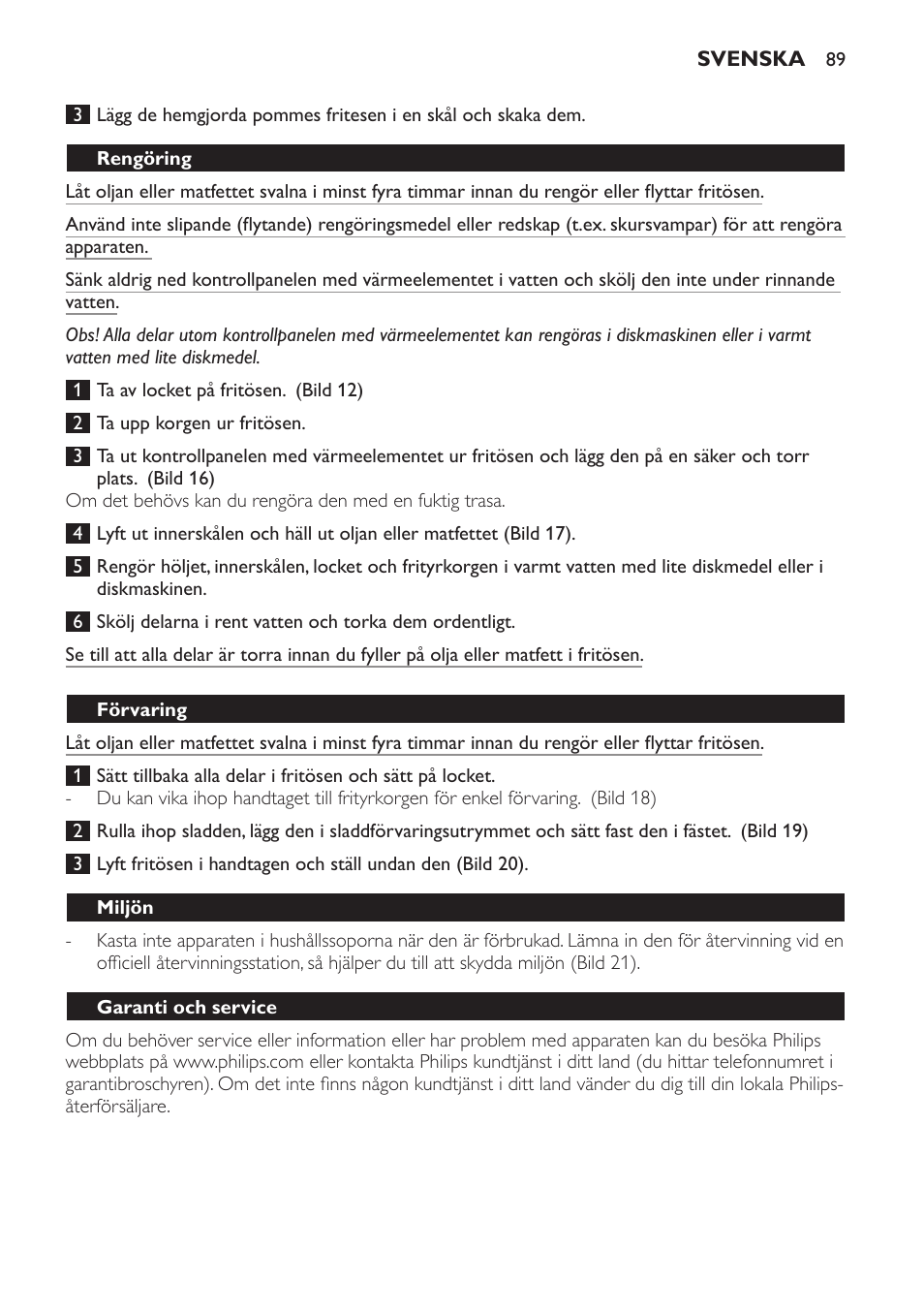 Philips Freidora User Manual | Page 89 / 104