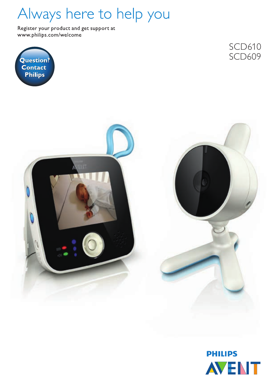 Philips AVENT Vigilabebés con vídeo digital User Manual | 104 pages