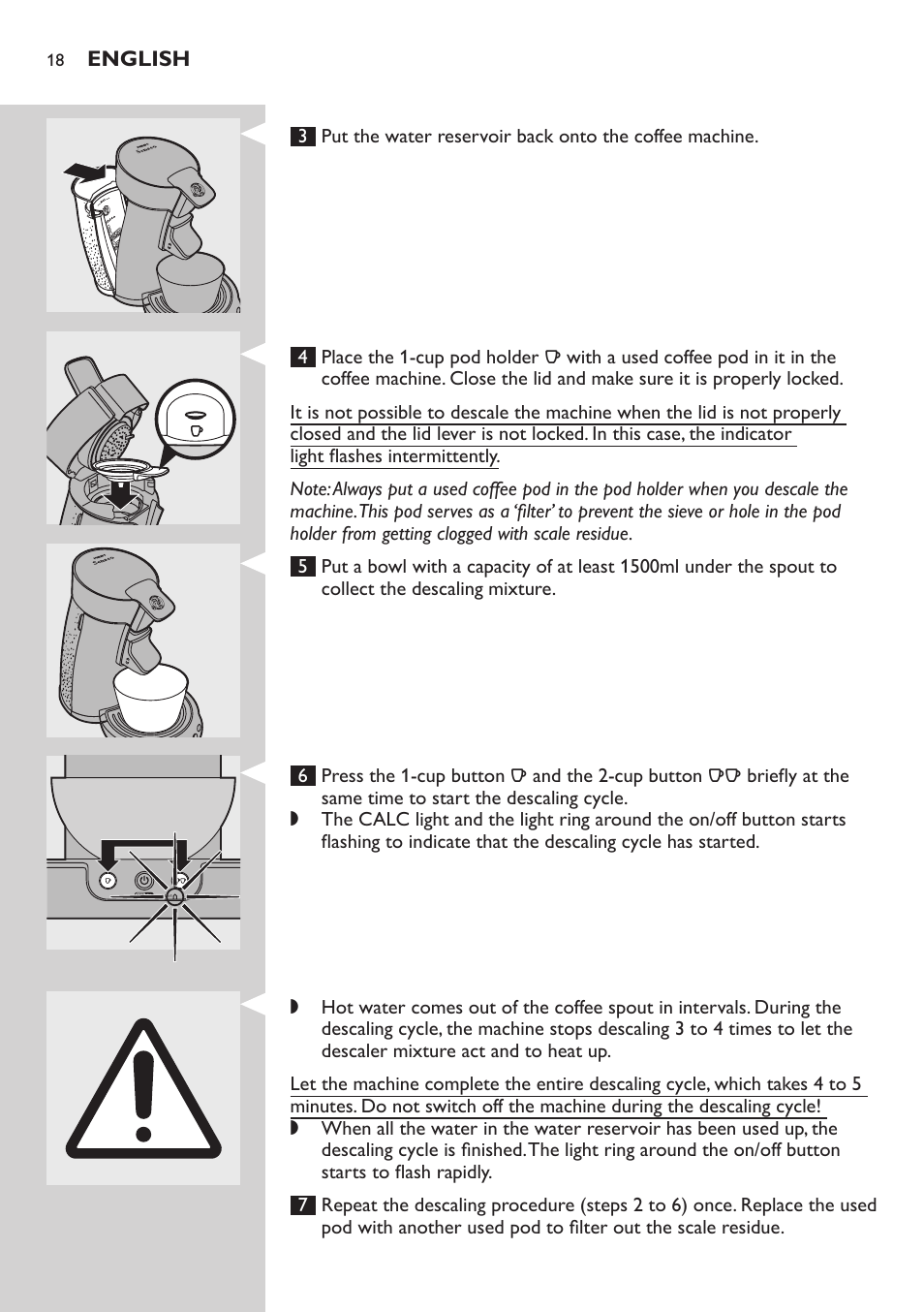 Philips SENSEO® Viva Café Cafetera de monodosis de café User Manual | Page 18 / 62
